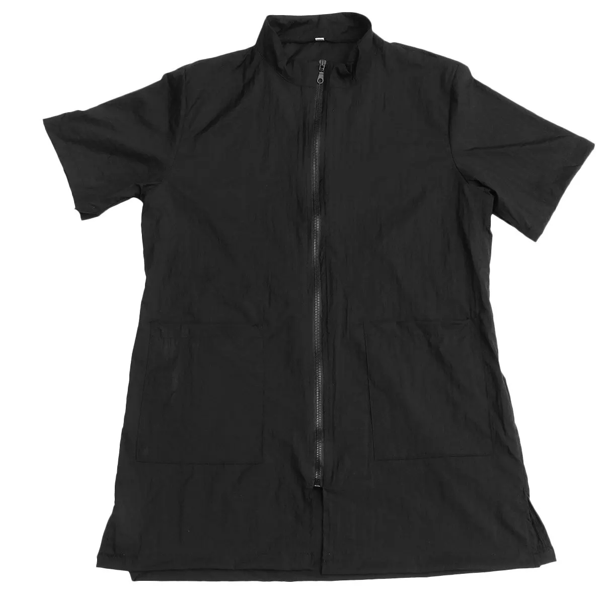 ชุดกรูมมิ่งสัตว์เลี้ยงกันน้ำ สีดำ ไซส์ XL ผลิตจากวัสดุไชน์ลอน สวมใส่สบาย เหมาะสำหรับช่างกรูมมิ่งสัตว์เลี้ยง ใช้ได้ทั้งในร้านและที่บ้าน