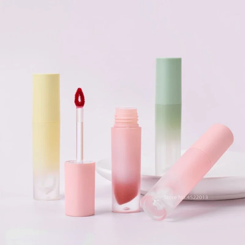 Lip Glaze Tube Empty Tube Round Lip Gloss Tube Empty Shell Bottle Diy Lipstick Material Gradient