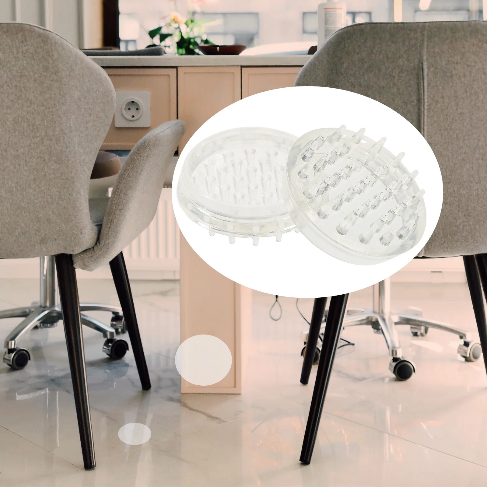 

8 Pcs Leg Pads Non-slip Mat Anti niture Chair Floor Protectors for Hardwood Plastic