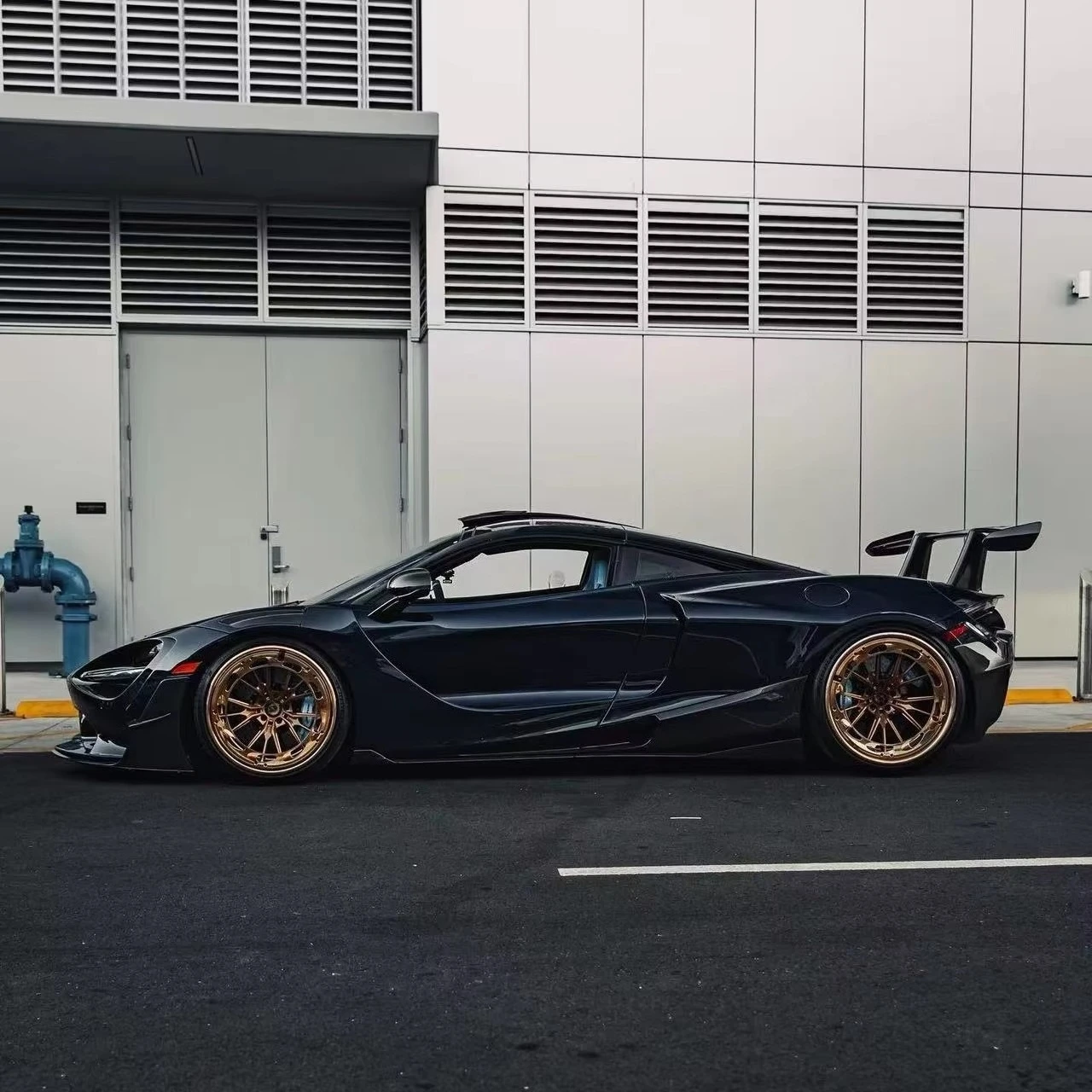 

LSGZL Custom Forged 5x120 5x114.3 5x112 Alloy Rims for SuperCars Bronze Concave Wheel Rims 2 Piece 3 Piece Monoblock