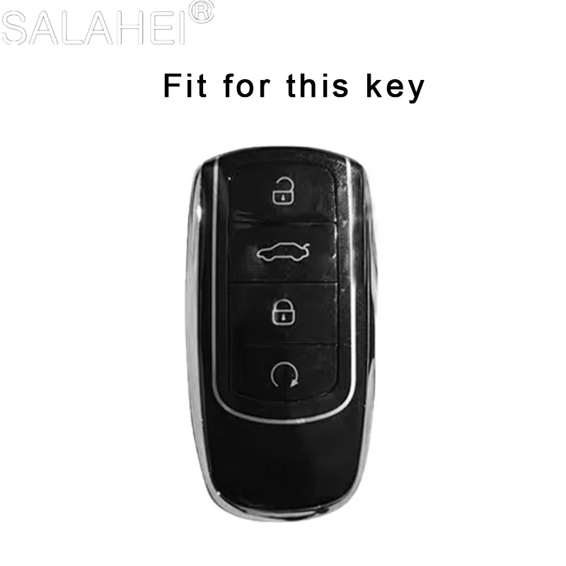 Zinc Alloy Leather Car Remote Key Case Cover For Chery Omoda C5 5 fx 7 8 pro plus 2022 2023 Holder Shell Keychain Accessories