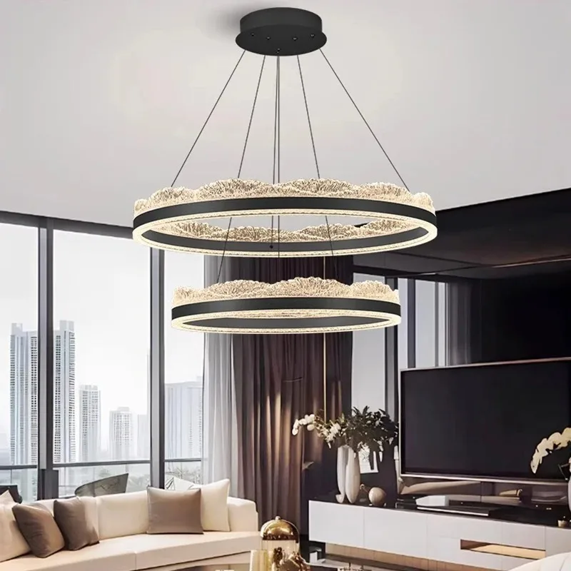 

MZISOSOD New Italian Style Minimalist Eye Protection Pendant Light for Modern Living Room Bedroom Dining Room Hall Staircase
