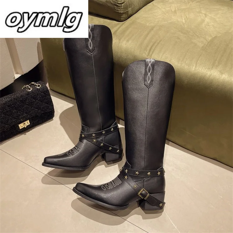 2024 Summer and Autumn New Fashionable Versatile Coarse Heel Low cut Short Boots for Women