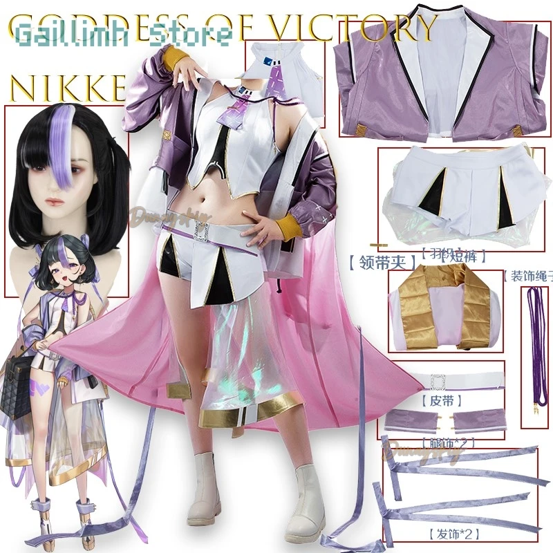 

Goddess Of Victory NIKKE Syuen Косплей 코스프레 Киберпанк Мех Костюм Аниме Наряд Сексуальный Jirai Kei Disfraz Mujer Kawaii Хэллоуин
