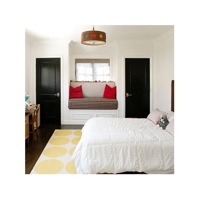 xx-Customization Optima Solid Wood Interior Door For House Bedroom Living Room Natural Finish