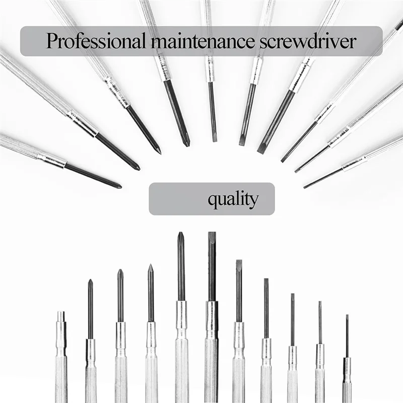 

AONEQ-11PCS Small Precision Screwdriver Set, Mini Screw Driver Set Kit, 6 Different Sizes Of Flat-Head -Screwdrivers