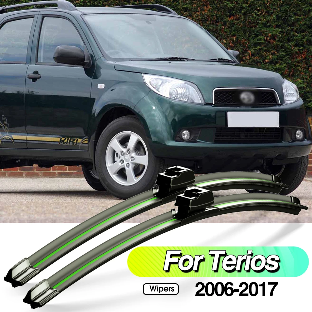 

For Daihatsu Terios 2006-2017 2pcs Front Windshield Wiper Blades Windscreen Window Accessories 2007 2009 2012 2014 2015