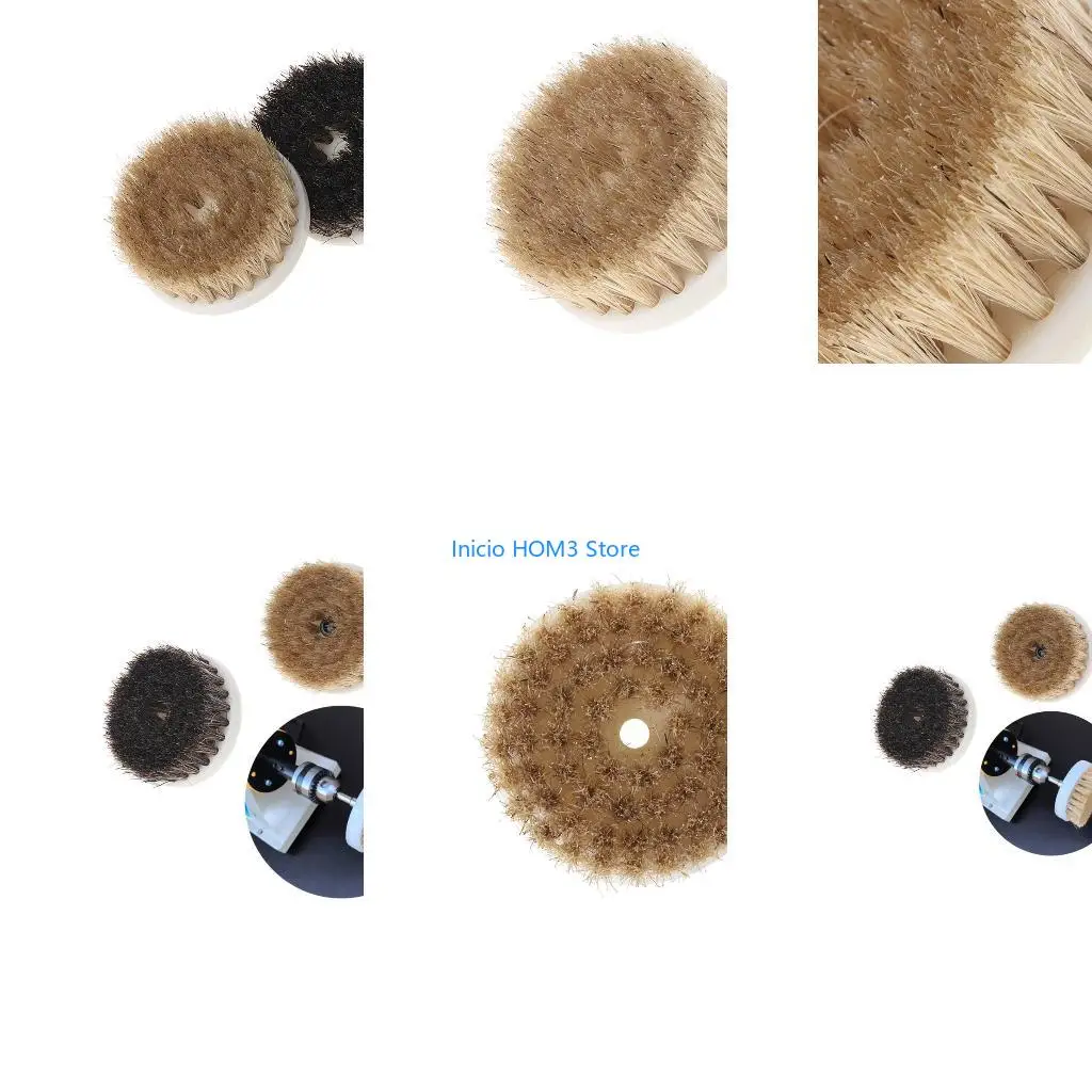 A5YD 60mm Drill Powered Scrub Heavy Duty Cleaning Brush With Stiff Bristles Tools