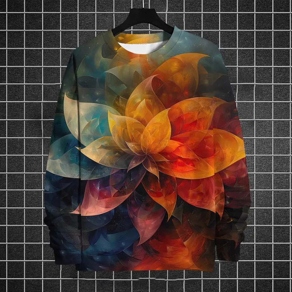 LGBT Men's Hoodie Rainbow Pullover 3D Printed Hoodie Fashion New Men's Long Sleeve T-shirt Autumn Oversized Men's Clothing