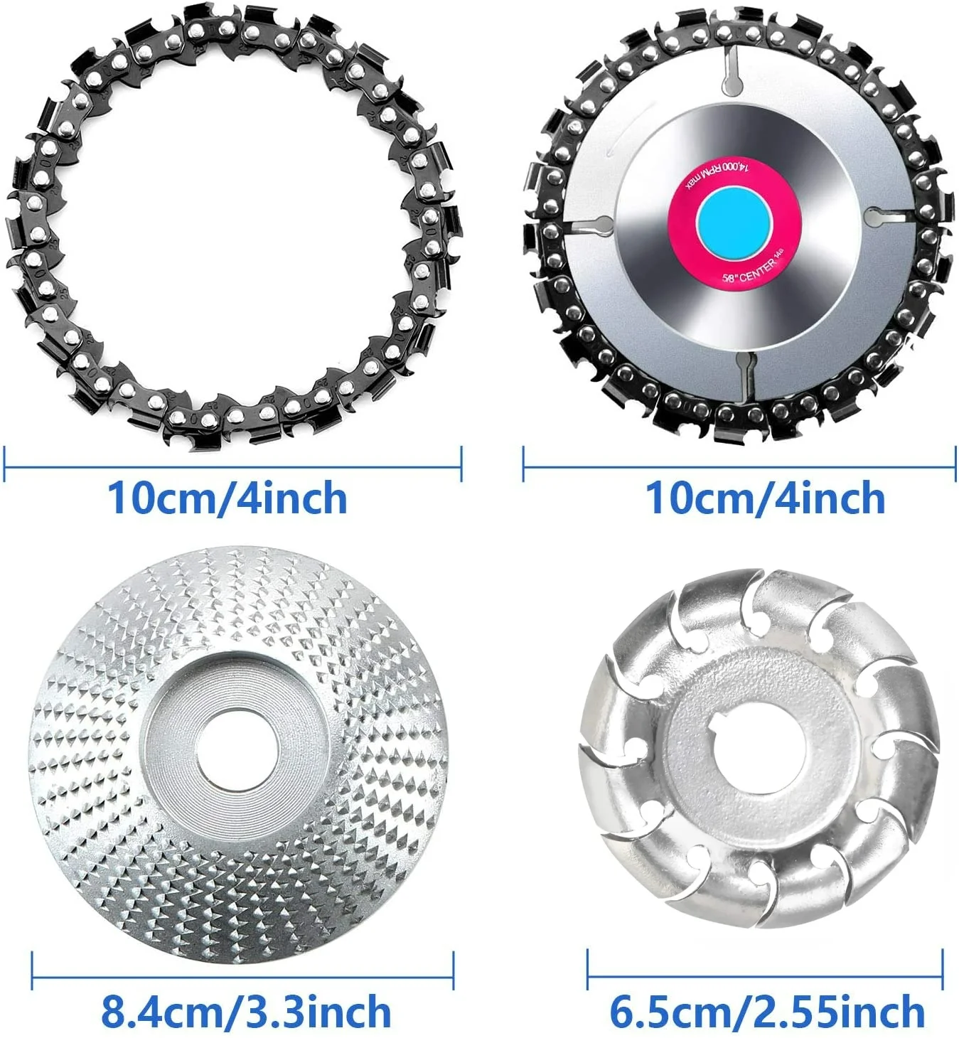 Gỗ Mài Bánh 12 Răng Gỗ Tạo Hình Đĩa Máy Mài Góc Dây Chuyền ĐĨA GỖ Chà Nhám Khắc Polising Đá Mài