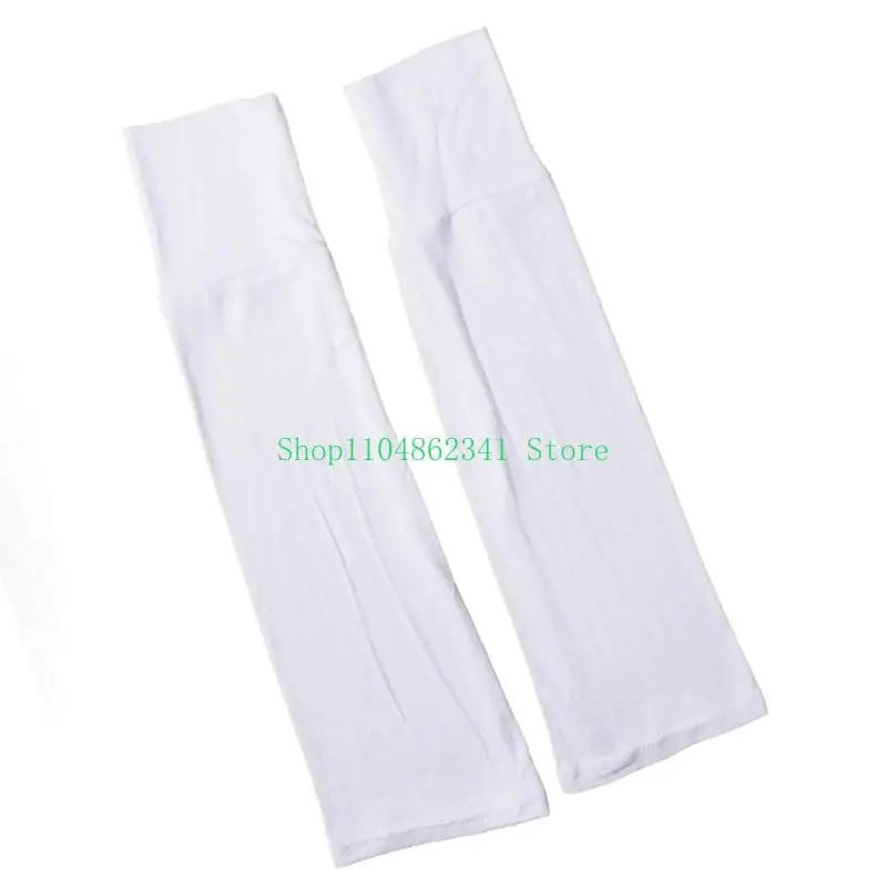 

5asd Cotton Arm Sleeves Breathable Sunproof Arm Covers for Various Outdoor Activity