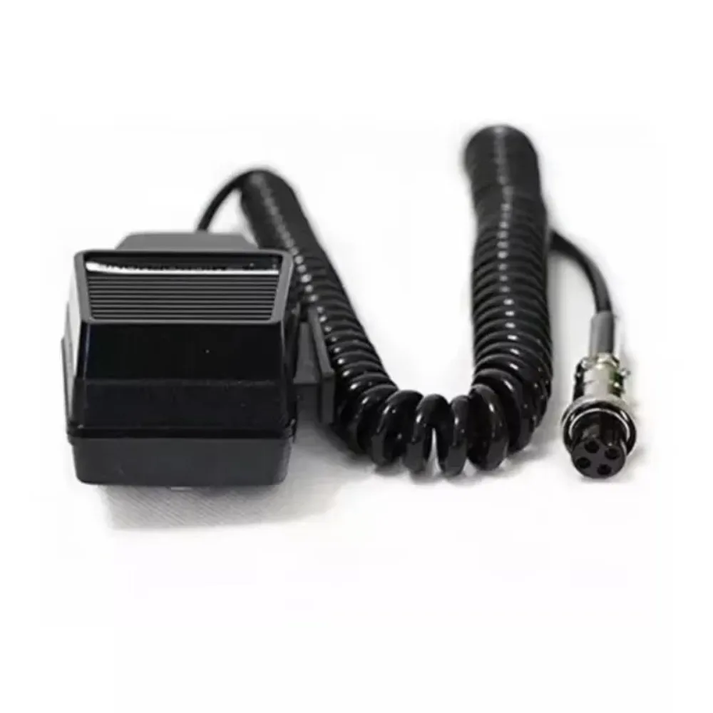 CM4 CB Microphone Speaker Handheld Speaker Built-In 4 Pin CB Microphone Compatible 4-Pin Two Way Radio Mic