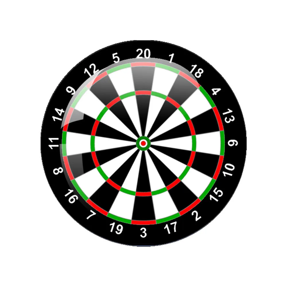 السهام الإبداعية المستهدفة الزجاج كابوشون ، قبة الصورة ، مسطحة الظهر ، مما يجعل النتائج ، الهدايا والمجوهرات ، 10 من من من من من من من الخلف #2