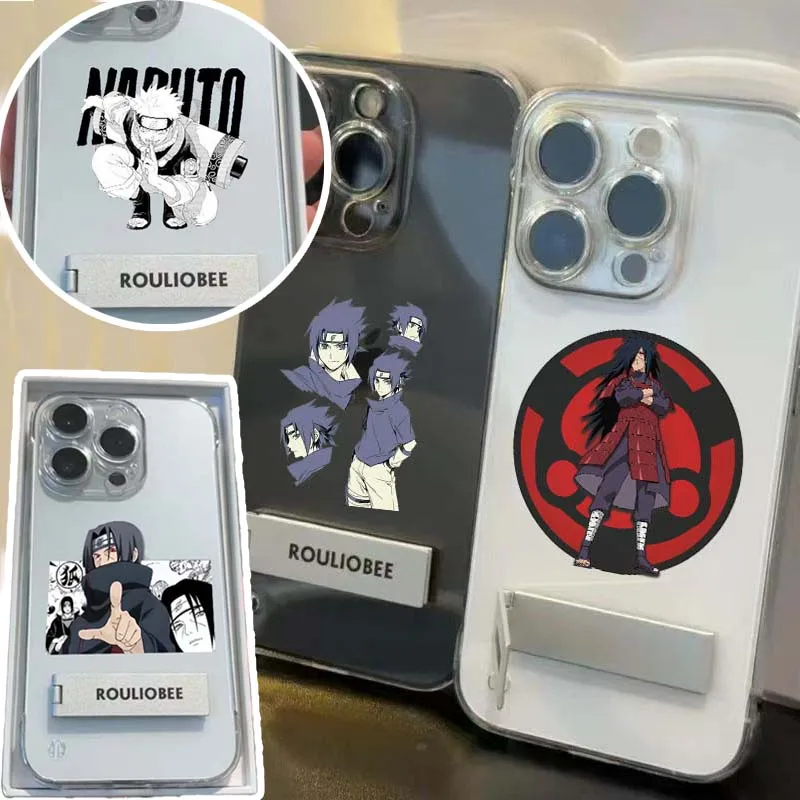 

Прозрачный чехол для телефона NARUTO с принтом без рамок для IPhone 16, 15, 14, 13, 12 Pro Max, пластиковый жесткий чехол для мобильного телефона в стиле аниме, подарки