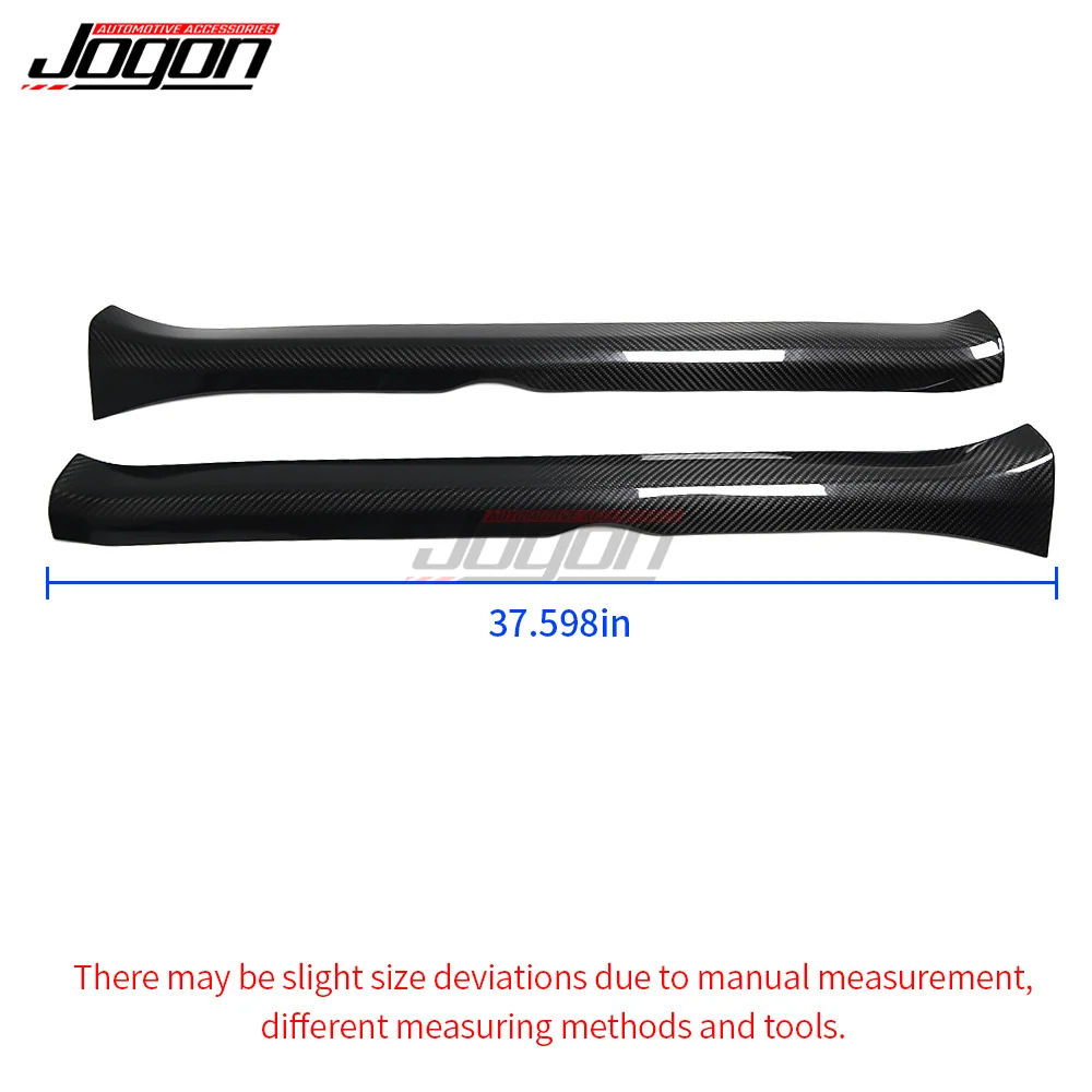 For Lexus RC F Sport RC 300 350 200t 2015-2018 Carbon Fiber Car Door Sill Scuff Plate Guard Threshold Trim Interior Accessories