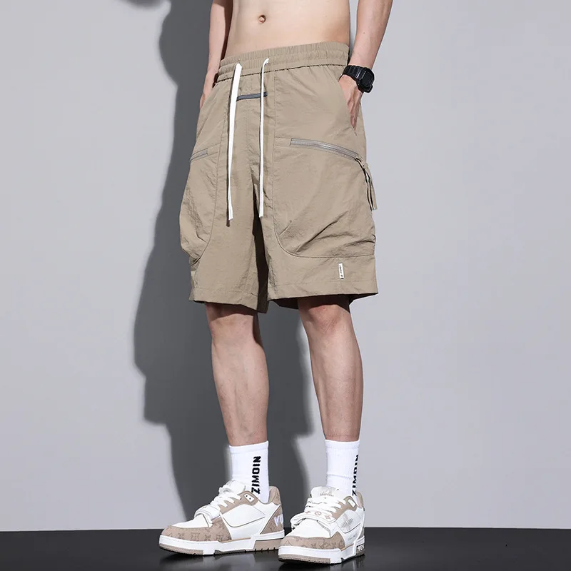 Workwear Shorts Men's Summer Thin Loose Quick-Drying Sports Casual Shorts Men