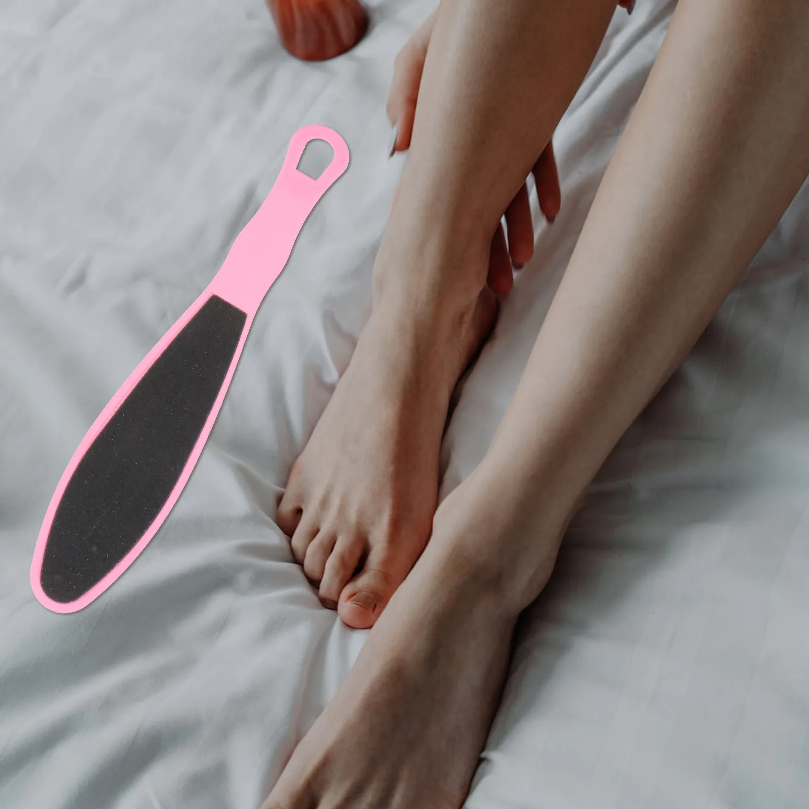 

10Pcs Double-Sided Foot File Callus Remover Ergonomic Handle Lightweight Pedicure Tool for Smooth Feet Skin Home Salon Use Foot