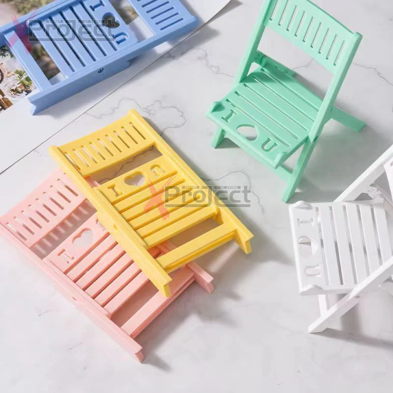 Cute Chair Mobile Phone Holder Desktop Cell Phone Bracket Desktop Decor Lazy Bracket Catch-up Bracket Wholesale For iphone ipad