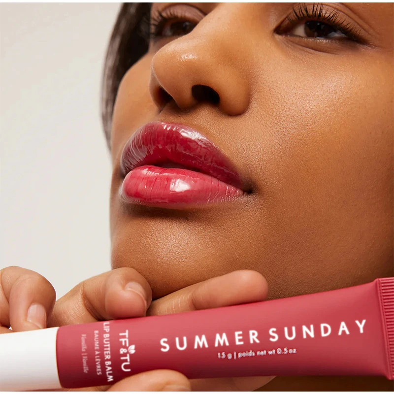 Peptide Lip Gloss Brand Six-color Butter Lip Balm Long-lasting Natural Daily Liquid Lip Gloss Lip Plumping Moisturizing Lipglaze