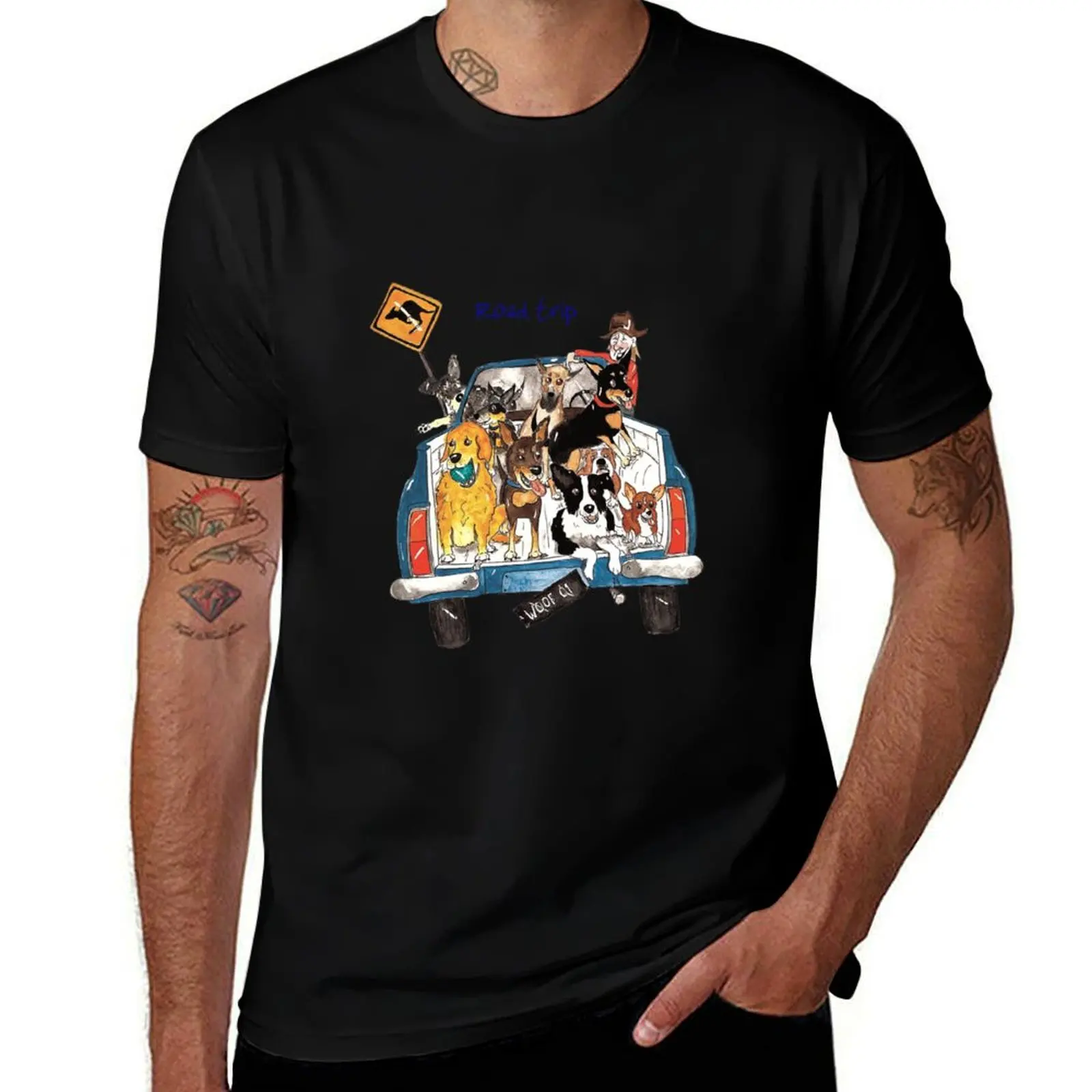 

Road trip T-Shirt man t shirts for men t shirts for man cotton T-Shirt
