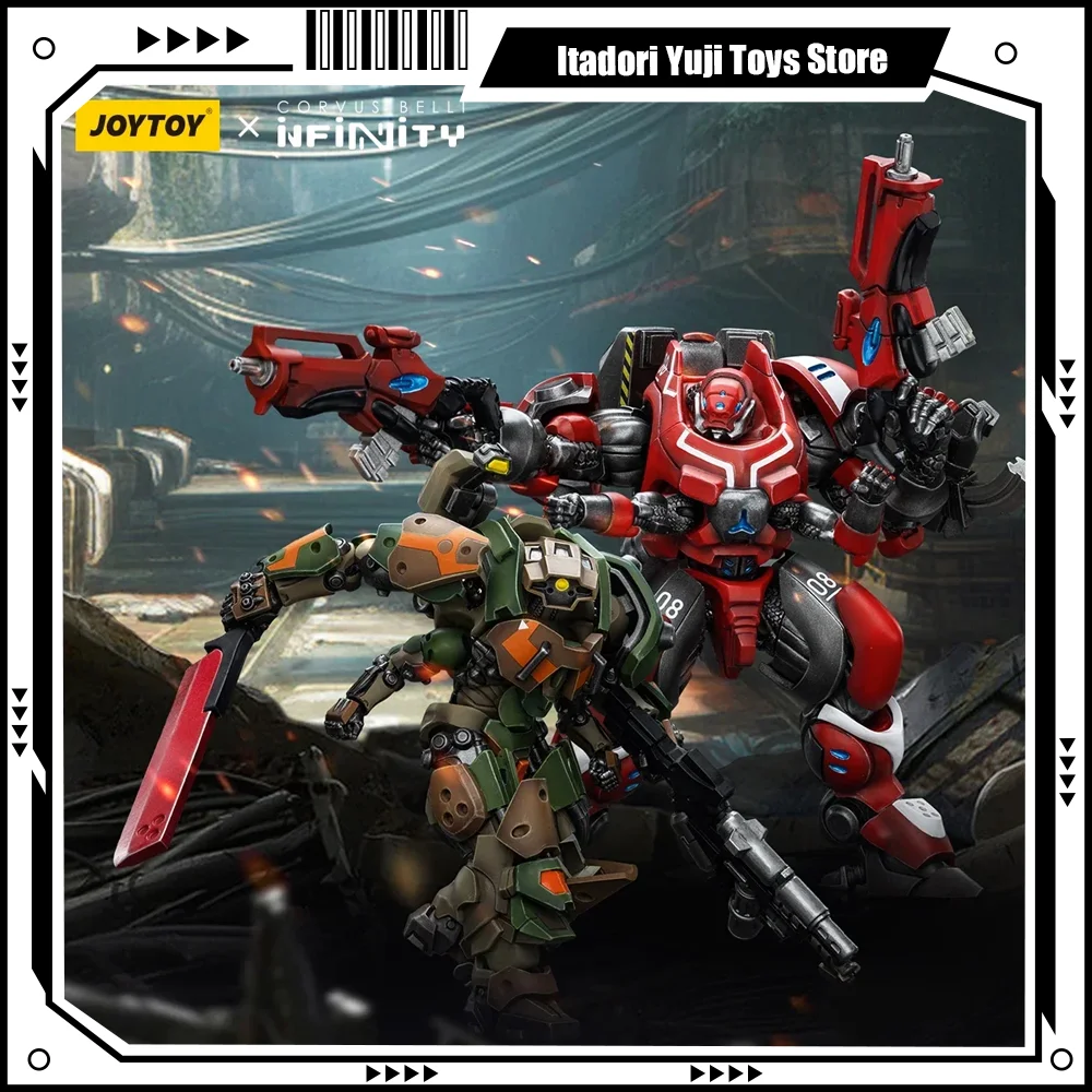 

[IN STOCK] JOYTOY Infinity 1/18 Action Figures Nomads Gecko Squadron&Shakush Light Armored Unit Anime Model Collection Toy Gift