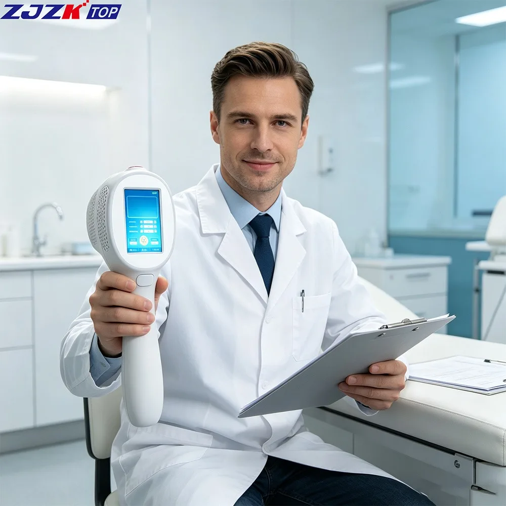 ZJZKTOP LLLT Cold Laser Therapy Device Class 4 12W Handheld Phototherapy Machine For Tendonitis Injury Recovery Human Veterinary