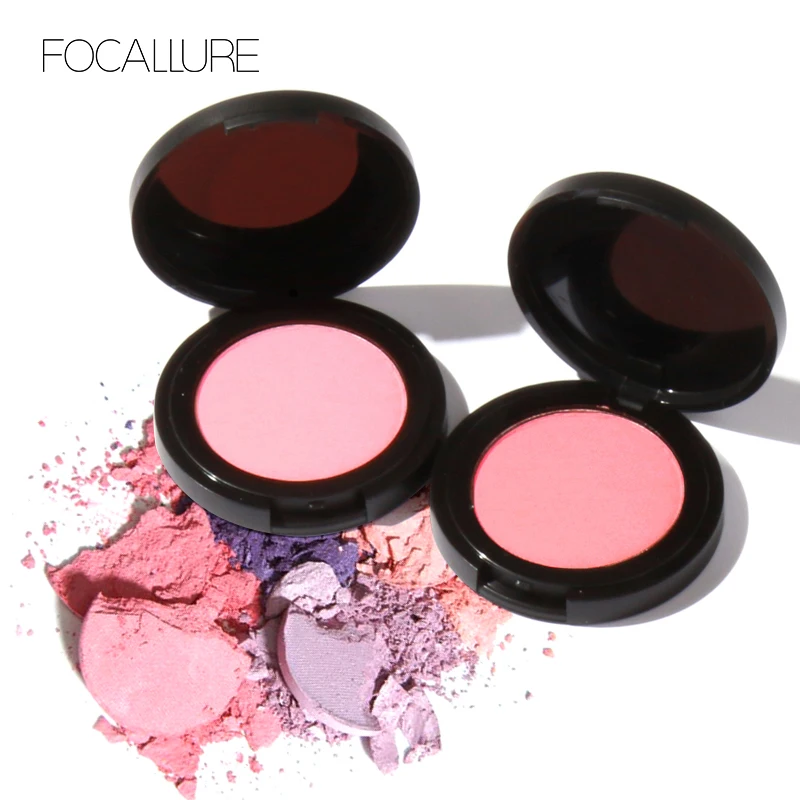 FOCALLURE 16 Color Blush Palette Makeup Nude Matte Blusher Bronzer Powder Palette Shimmer Face Blusher Palette Makeup Cosmetics