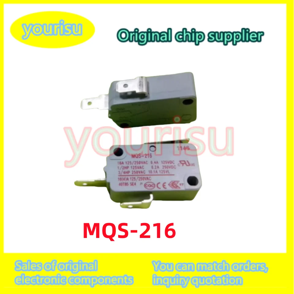 1-5Pcs/Lot Original Huida MQS-216SA56BCM-01 MQS-216 Micro switch normally open stroke switch silver contact