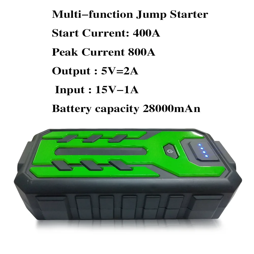 

12V 28000mAh High Capacity Power Bank Battery Car Emergency Start Power Supply Igniter Backup Rescue Power Up