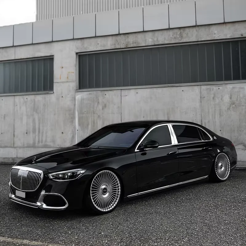 جنوط عجلات من سبائك الكروم المزورة المخصصة 5x120 5x114.3 5x112 15-26 بوصة لمرسيدس #2