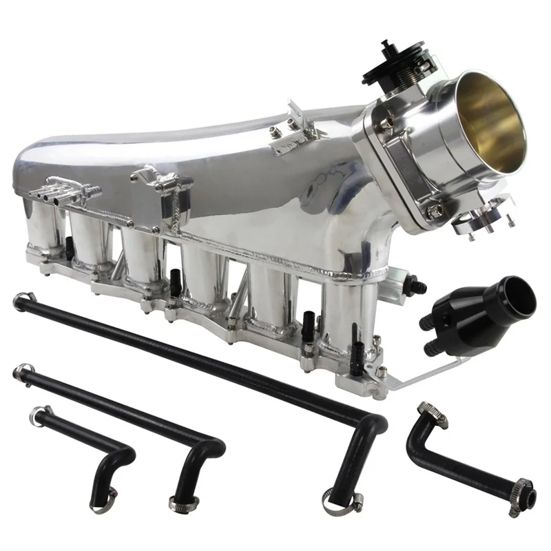 Corpo farfallato rail carburante collettore di aspirazione 90mm per Skyline GTR 2.6 RB26DET R32 R33