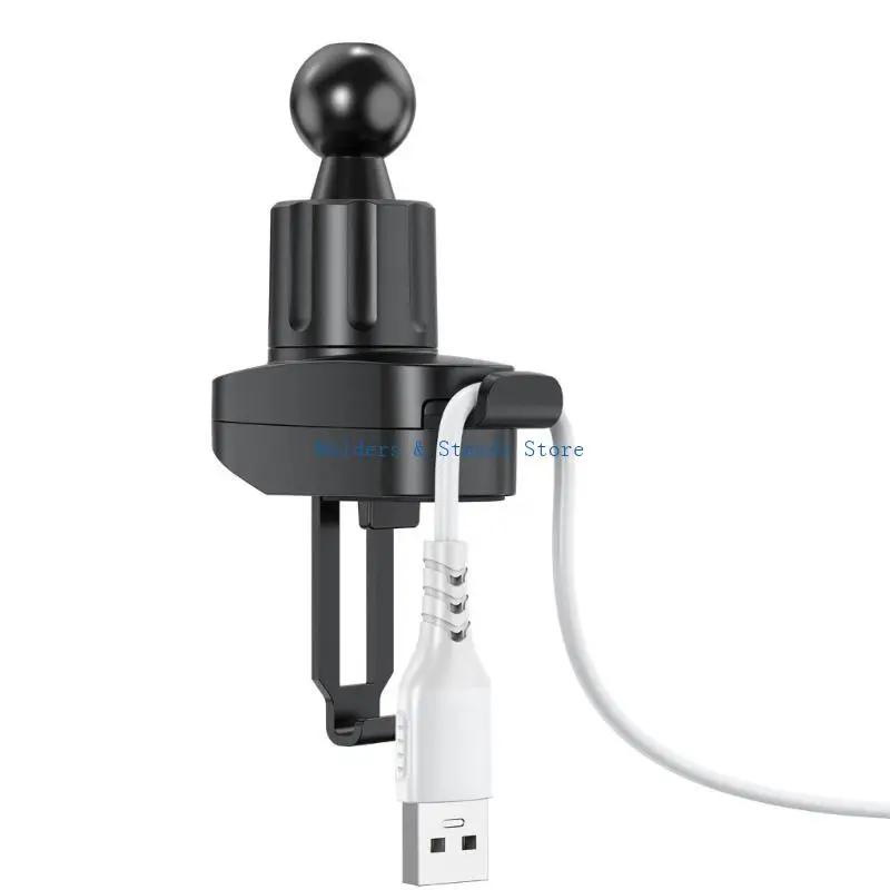 Y4UE Secure Air Вентиляционное телефона держатель телефона Мобильный монтаж с расширенным металлическим крюком ударопрочно для