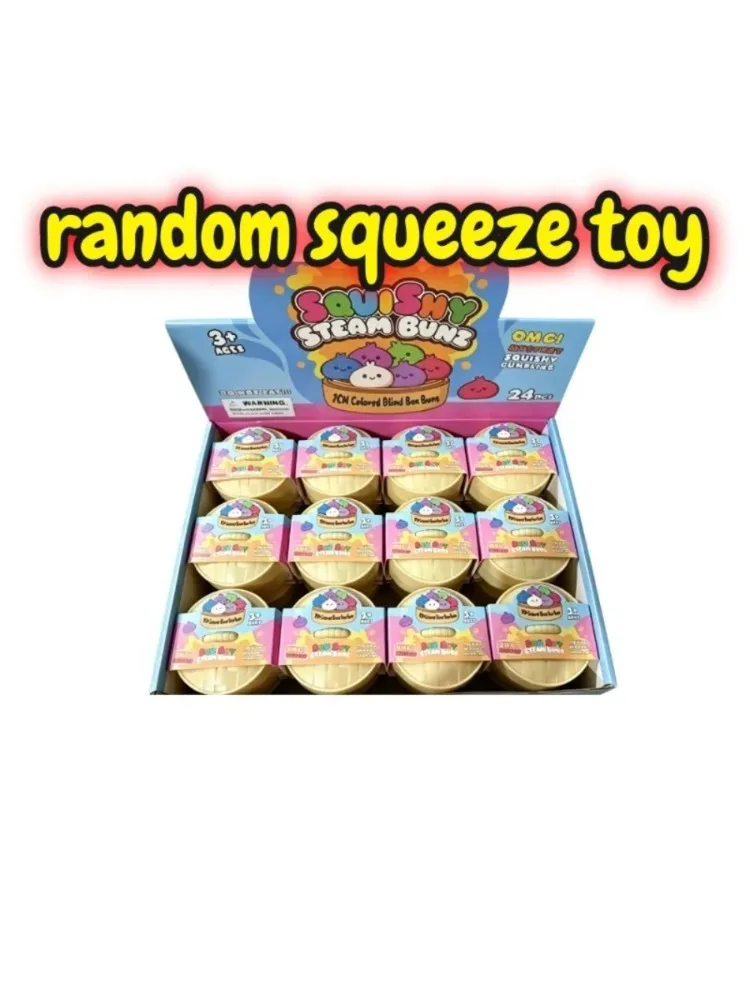 Blind Box Bunte Simulierte Knödel-Squishies zur Entspannung, Angstlinderung, Stressabbau und Stimmungsverbesserung, Rebound-Quetschspielzeug