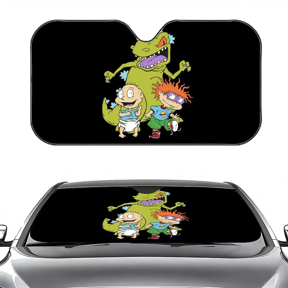 

R-Rugrats Sun Visor Retractable Car Sun Visor Car Windshield Sun Shade UV Protector Window Cover