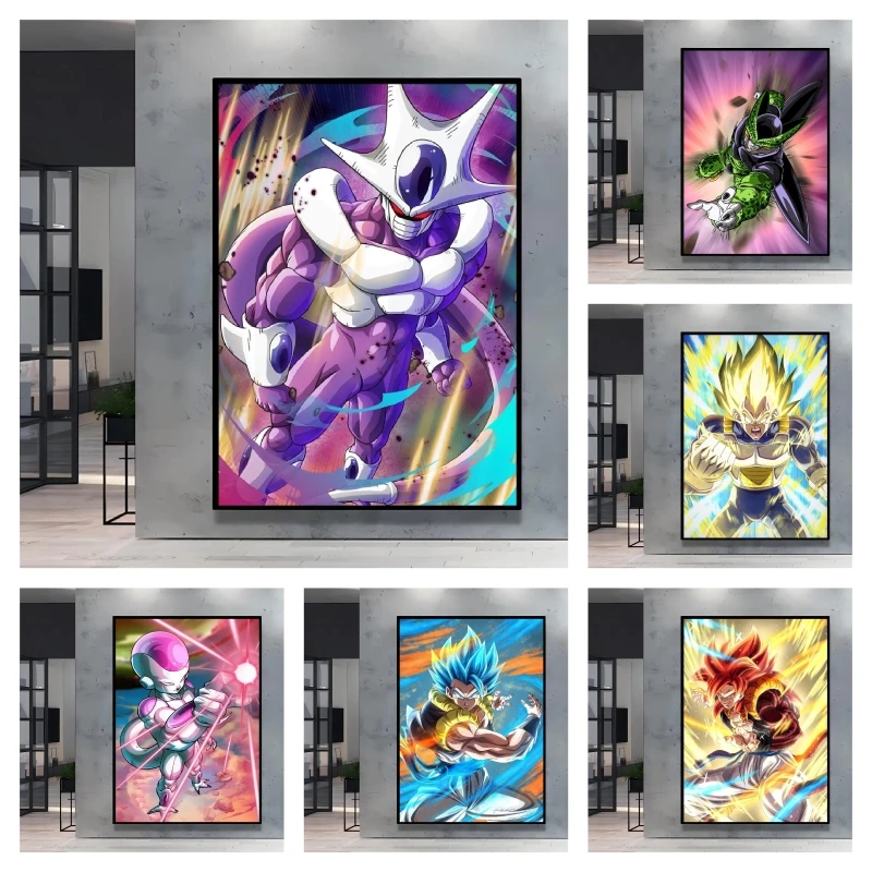 

Dragon Ball Decorative Painting Frieza Anime Character Wall Art Perfect for Room Decoration High - Quality Canvas Print