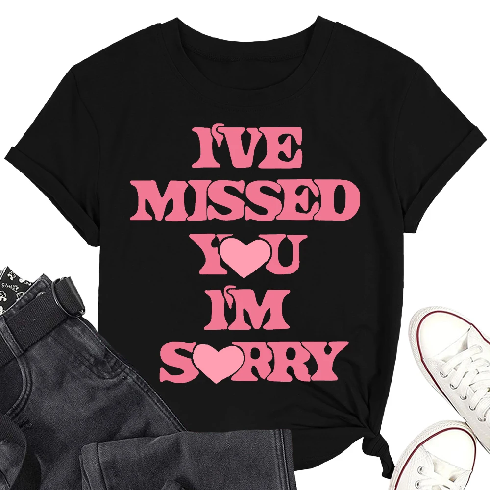 I Miss You I'm Sorry Song shirt  Short Tee Men/Women Fans Gift Short Sleeve T Shirt