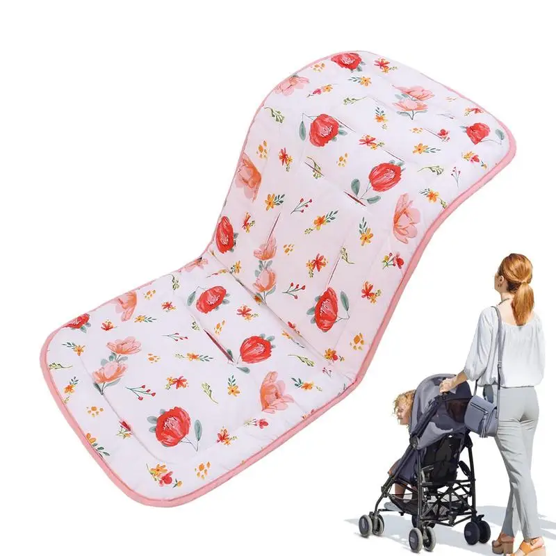 

Toddler Pram Liner Cooling Stroller Liner Pad Pram Seat Cushion Breathable Stroller Seat Liner Stroller Cushion For High Chairs