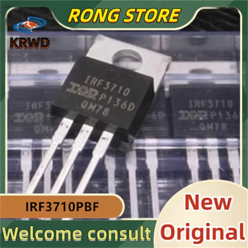 10PCS IRF3710  New and Original Chip IC IRF3710PBF 3710 TO-220