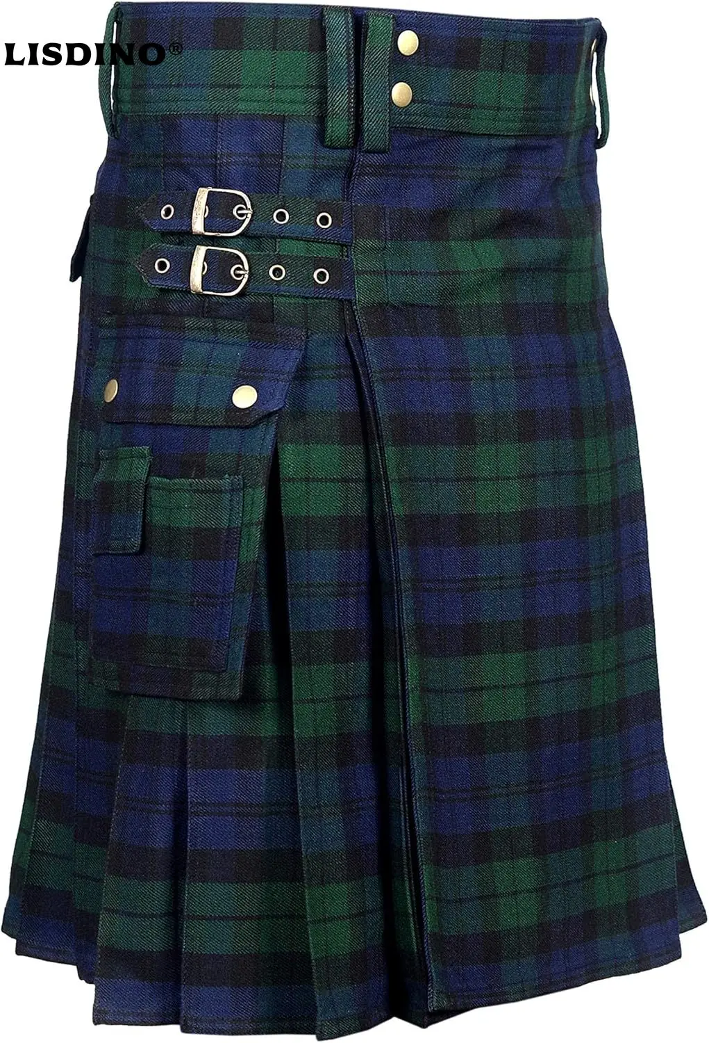 

Tartan Utility Kilts For Men Tartan Kilt With Straps And Large Cargo Pockets