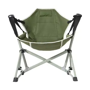 Rocking Camping Chair Foldable Rocking Chair Hammock Chairs With Carry Bag Heavy Duty Swinging Camping Chair For Patio Picnic