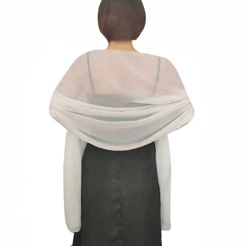 

175 см свадебный шарф для подружек невесты, летний и осенний тонкий шифоновый однотонный вечерний платье, шаль, красный шелковый шарф, оптовая продажа