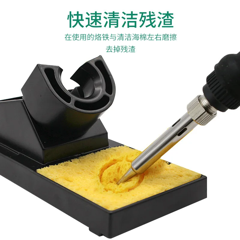 Multi-specification soldering iron head cleaning sponge, welding nozzle cleaning, high temperature resistant sponge pad electric