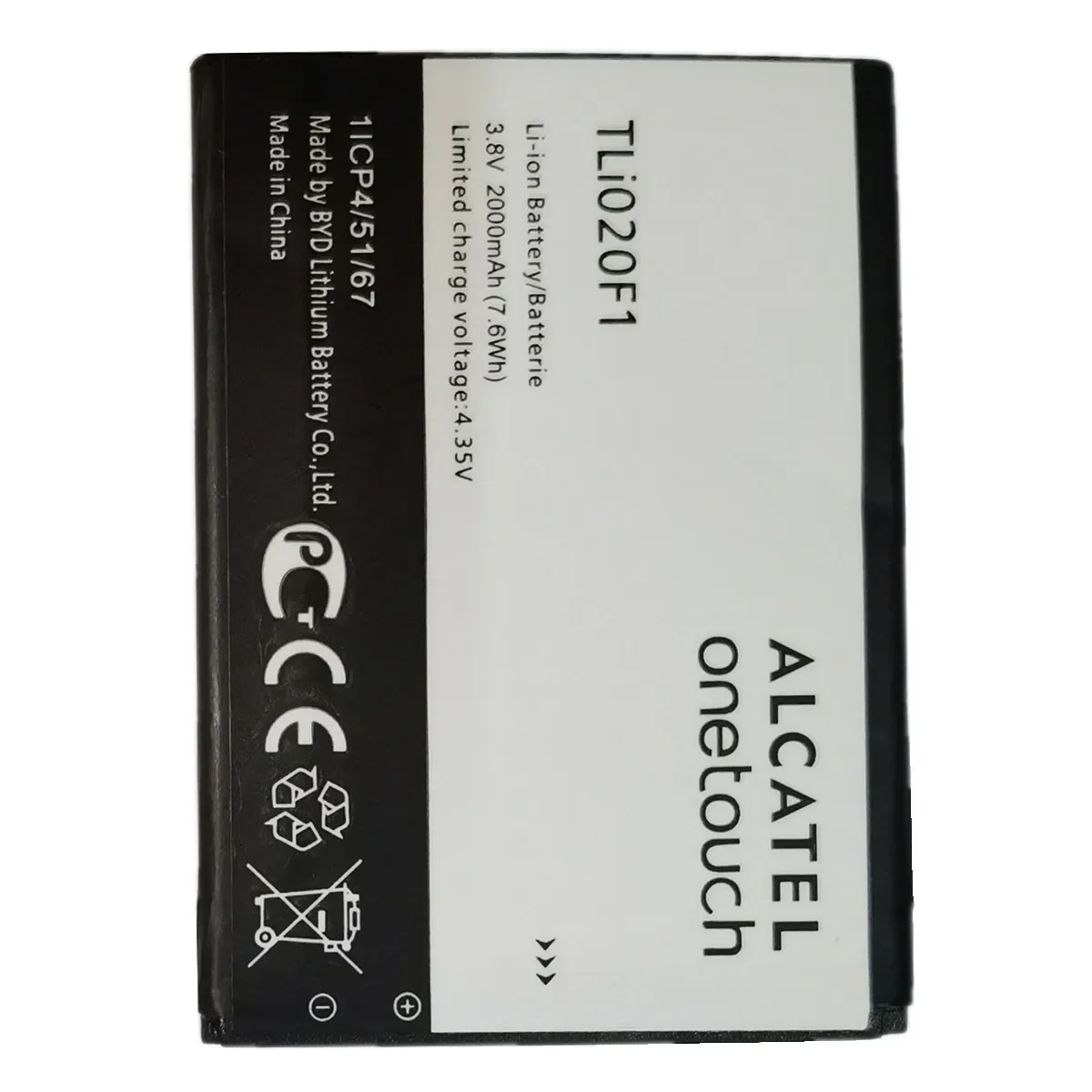 TLI020F1 Original For Alcatel One Touch PIXI 4 5045D Pop 2 5042D C7 7040 7040D 501F U5 5044D 5044Y 5044I 5044T Phone Batteries