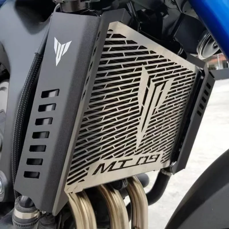 Grille De Protection Pour Radiateur De Moto - Compatible Yamaha XSR900, MT-09, Tracer 900, En Alliage D'aluminium Noir - 10