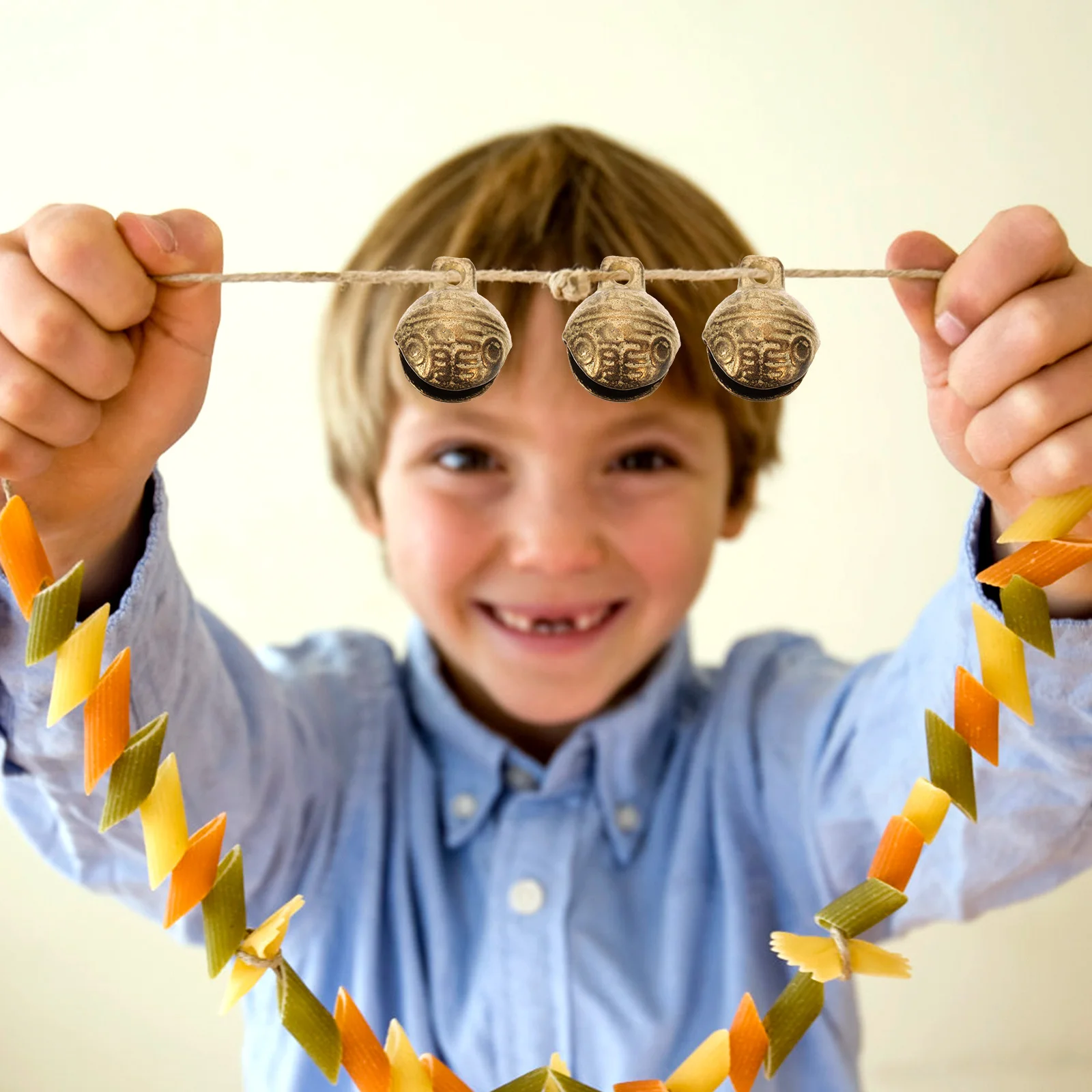 

30Pcs Vintage Hanging Bells Copper Small Bells for DIY Jewelry Making Crafts Necklace Bracelet Pendant Bell Charms Decoration