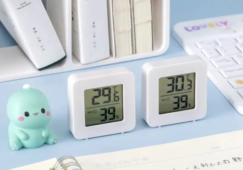 Mini Indoor Thermometer LCD Digital Temperature Room Hygrometer Gauge Sensor Humidity Meter Indoor Thermometer Temperature