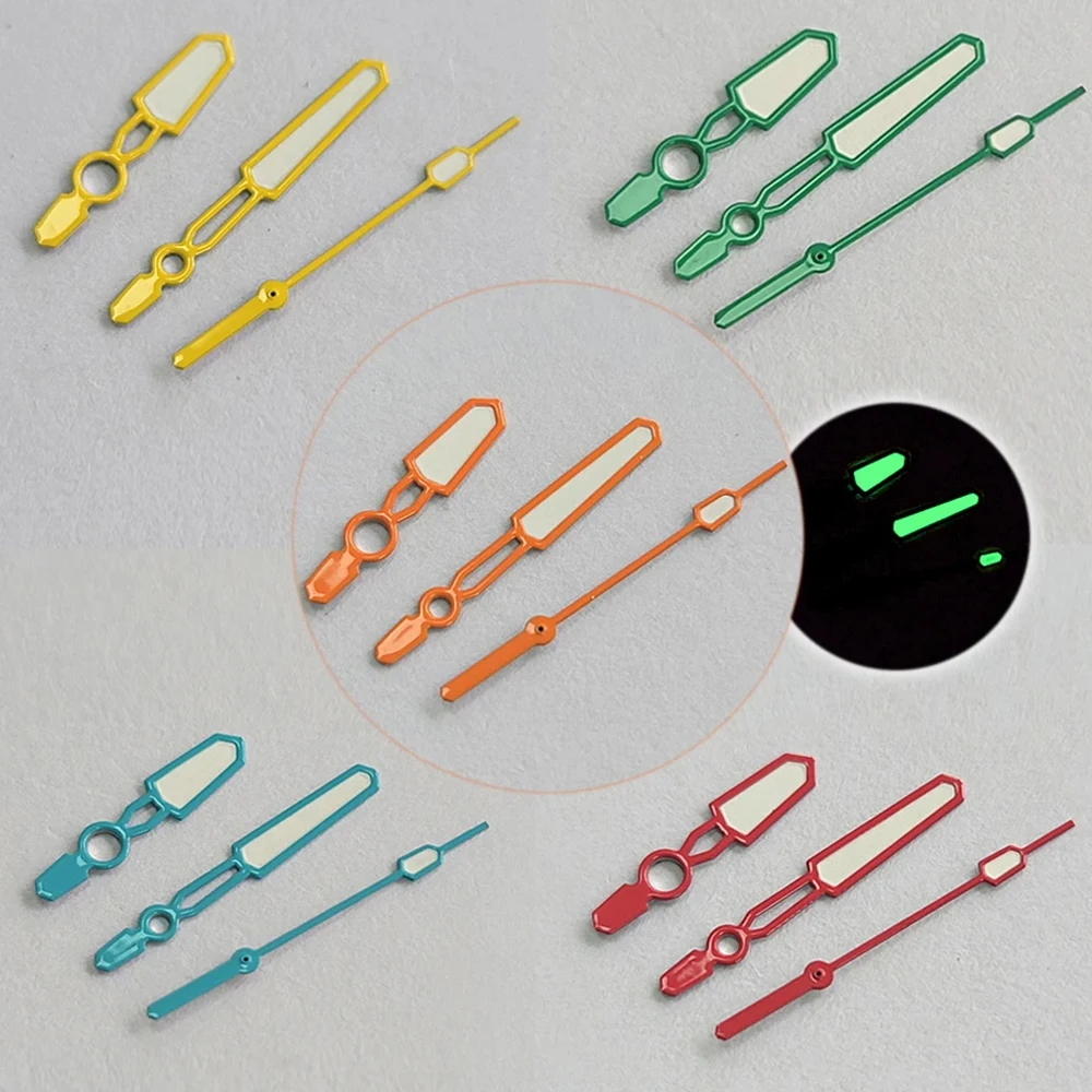 

Fashion Watch Hands Green Luminous Pointers NH35 Hands Watch Modification Part for NH35 NH36 4R Movement 8mm 12mm 12.5mm Needles