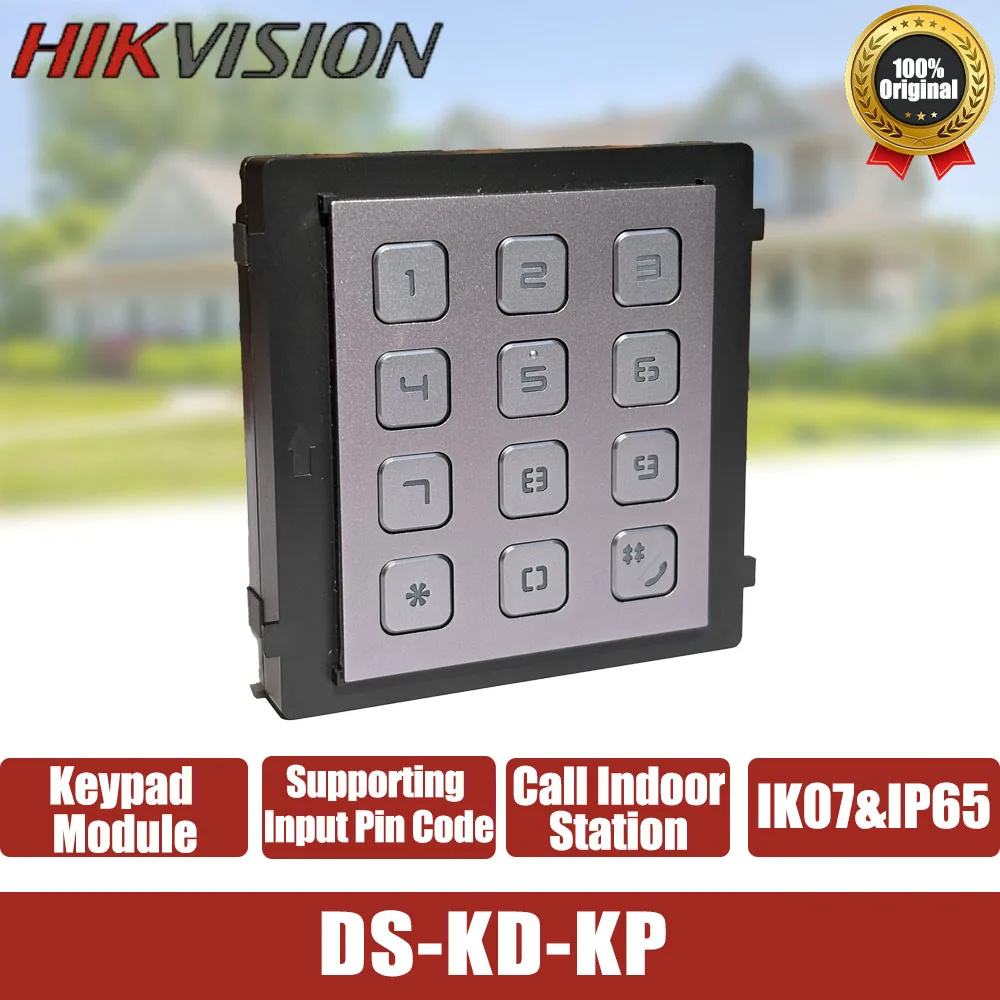 Hikvision KD8 Modular Door Station Keypad Module Video Intercom Accessory DS-KD-KP For DS-KD8003-IME1