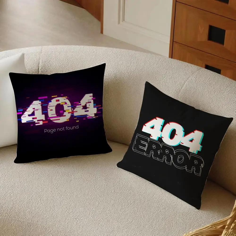 Cyber Glitch Avant-Garde Digital Psychedelic Cushion Cover Sofa Home Decor Living Room Accessory Holiday House Cushion Shell