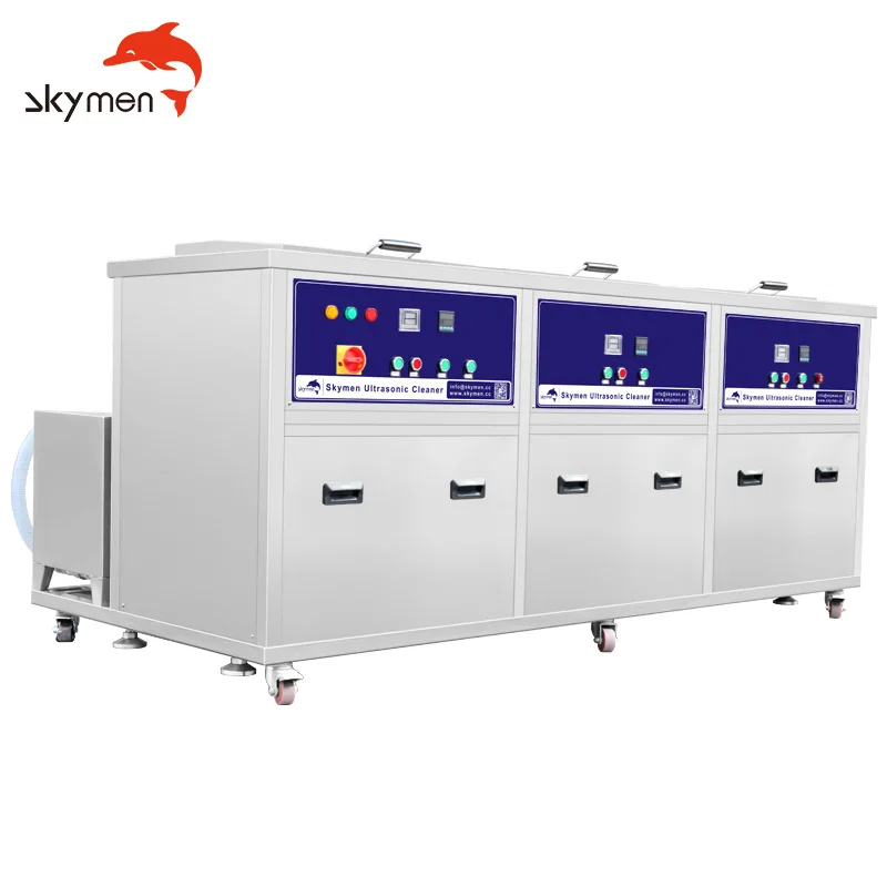 Electric Three-Tank Industrial Ultrasonic Cleaner With Filtration Circulation System For Automotive & PCB Cleaning